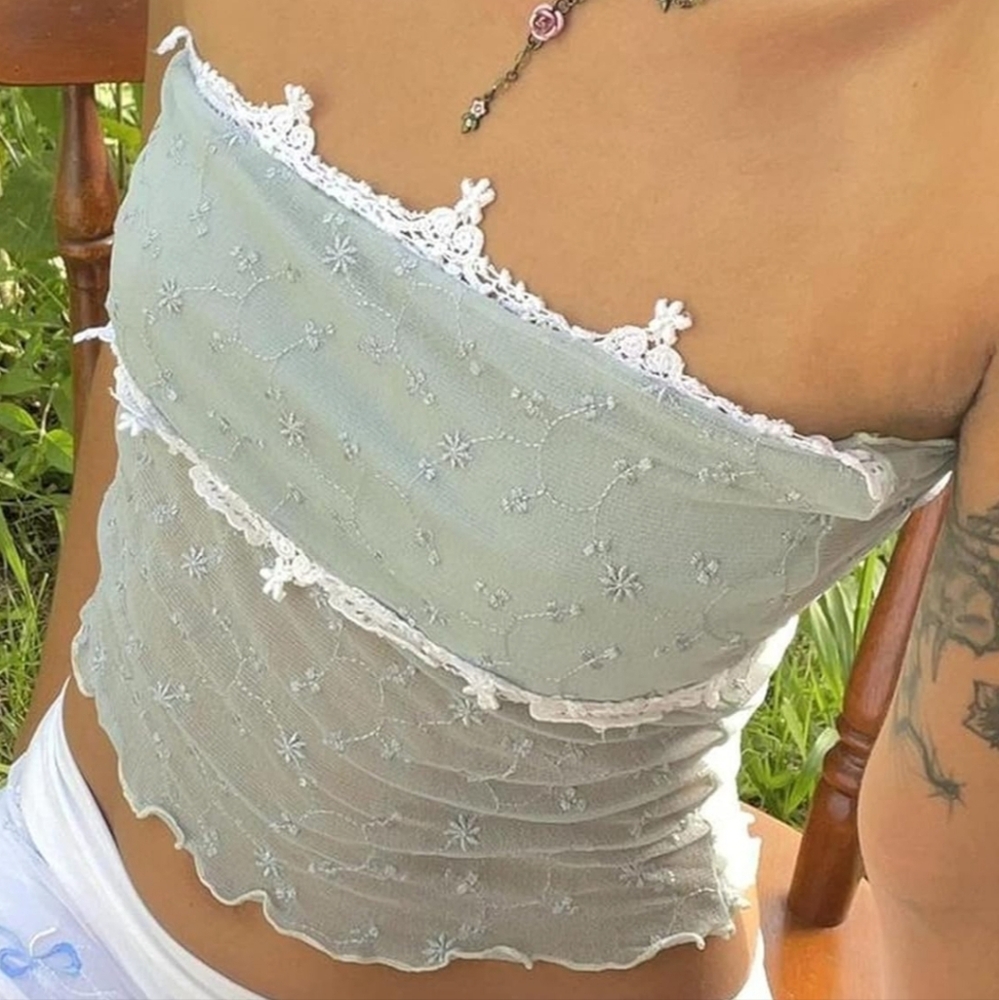 Medium Raruxxin Y2k Tube Crop Top